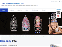 Tablet Screenshot of crystal-crowns.com